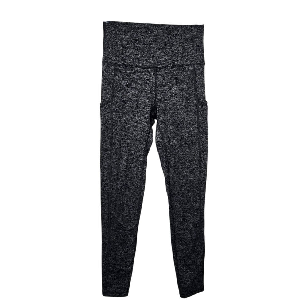 Aerie Chill Play Move Grey Space‎ Dye High Waisted Leggings Pockets Size Small S